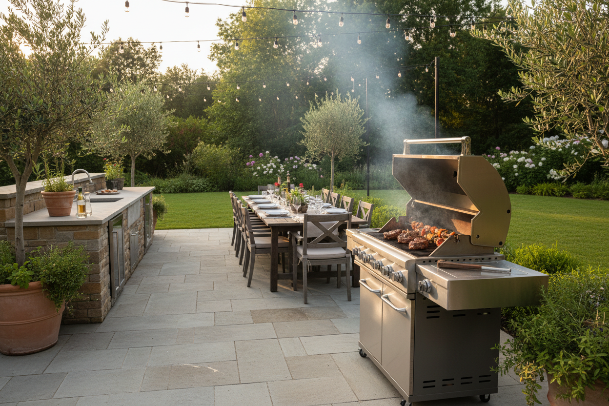 Premium Backyard Grill Lifestyle
