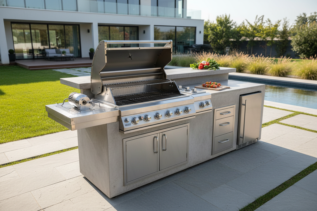 Stainless-Steel Gas Grill
